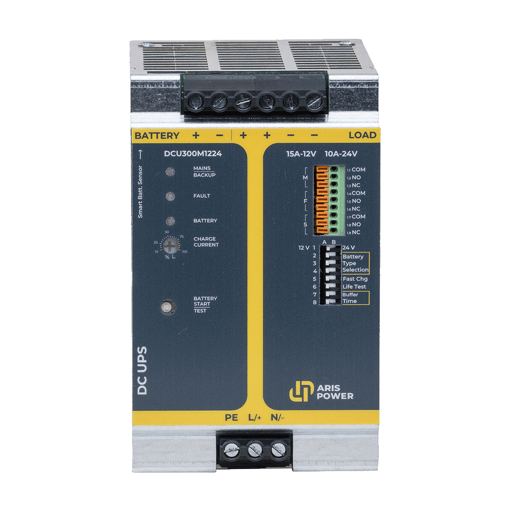 ARIS Power DCU300M1224 DC-UPS / Battery Charger