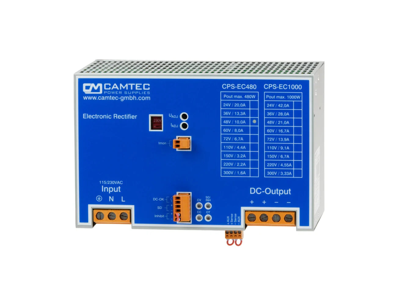 Camtec CPS-EC480 SERIES Battery Charger