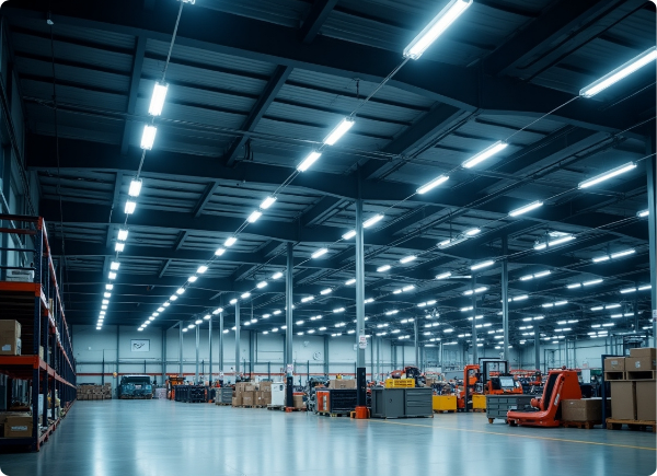A_modern_industrial_facility_illuminated_by_rows_of_LED Lighting