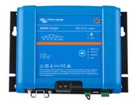 Top view of the Victron Smart IP43 Charger 48/13(1), a 48V 13A charger for a single battery bank.