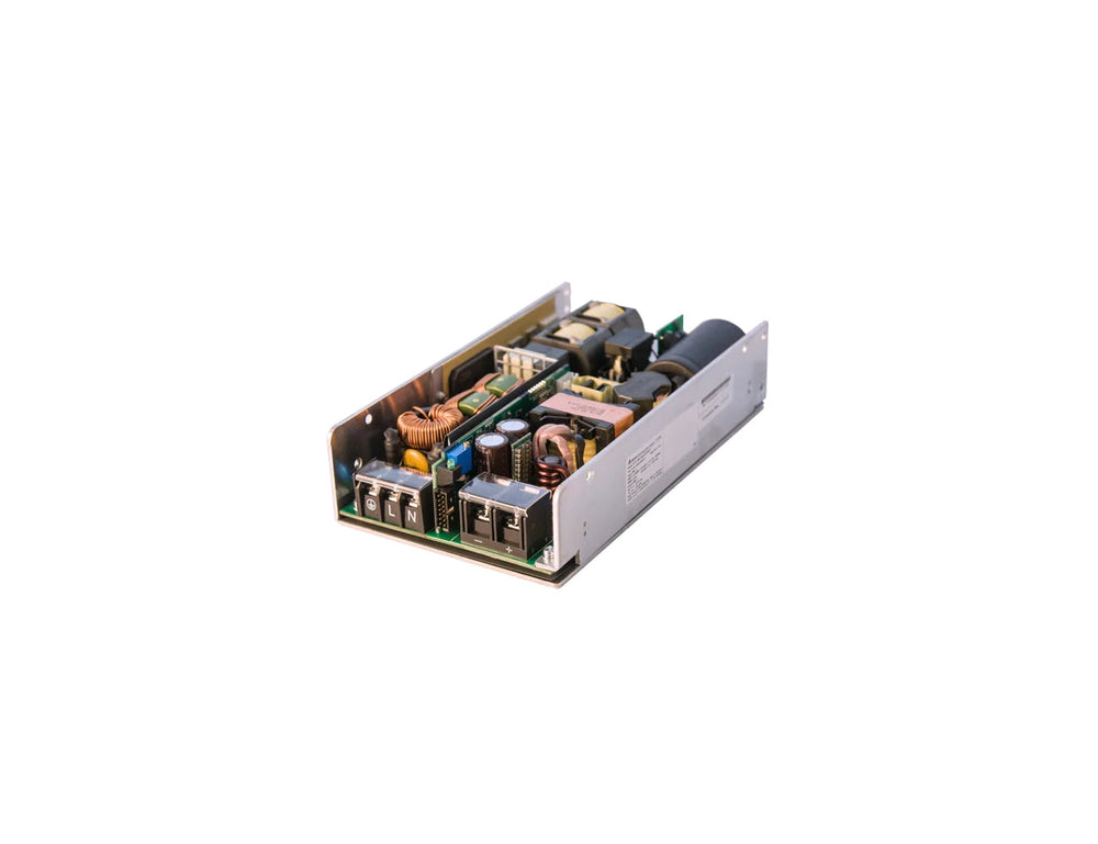 Delta IMA-S400 series 400W 1U enclosed medical and industrial AC/DC power supply, convection cooled.
