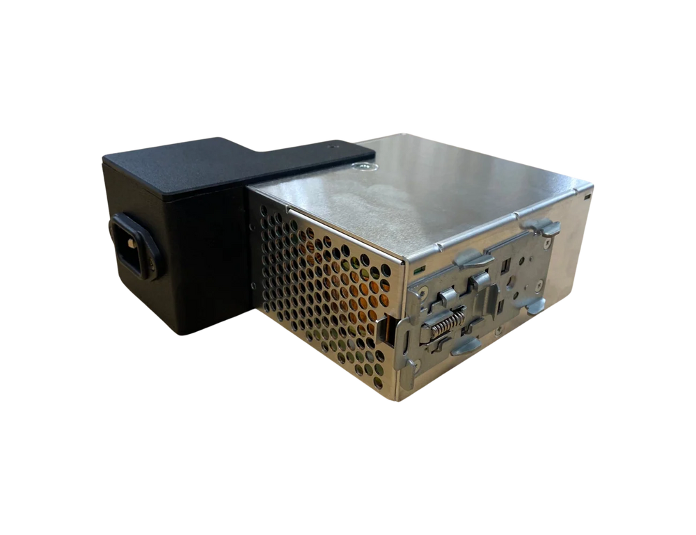 Powerbox PBB2P 480W Series AC/DC power supply with durable metal casing and black connector.