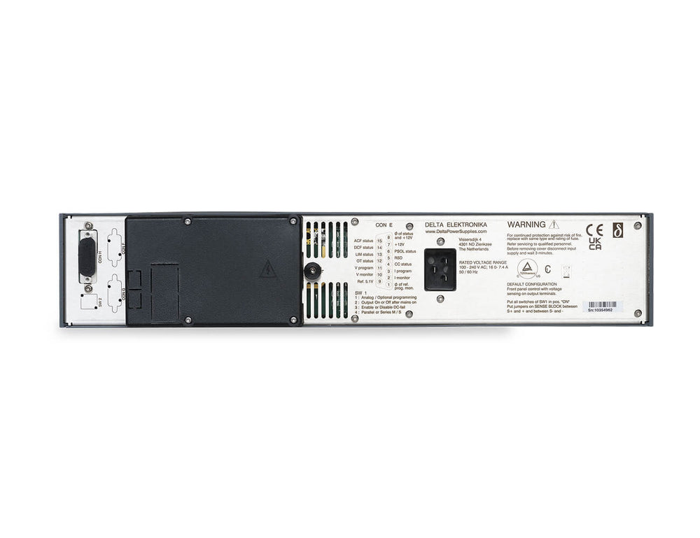 Delta Elektronika SM1500 SERIES rear