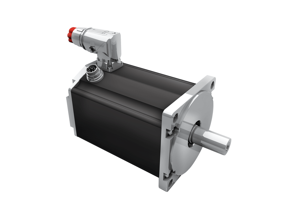 Dunkermotoren BG 95 dCore 3-phase brushless EC motor with Hall sensors and high-resolution encoder, designed for use with external servo controllers.