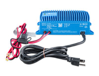 Victron Blue Smart IP67 charger series, 120Vac version with NEMA plug, battery leads and AC power cord