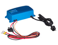 Victron Blue Smart IP67 charger series, 230Vac version with fused battery leads and ring terminals